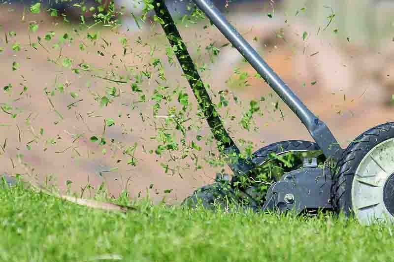 Mowing your grass